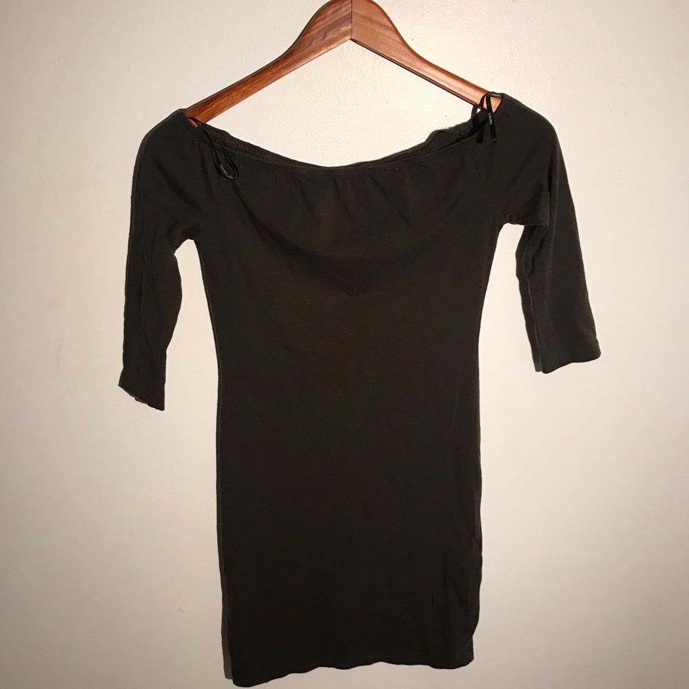 Forever 21 olive dress